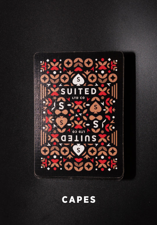 Suited Playing Cards; Suited LTD CO; Suited Limited; Suited Poker Cards; Premium Playing Cards; Poker Cards; Fancy Playing Cards; Vintage Playing Cards; Custom Playing Cards; Handmade Playing Cards; Leather Playing Cards; Leather Pouch Playing Cards 